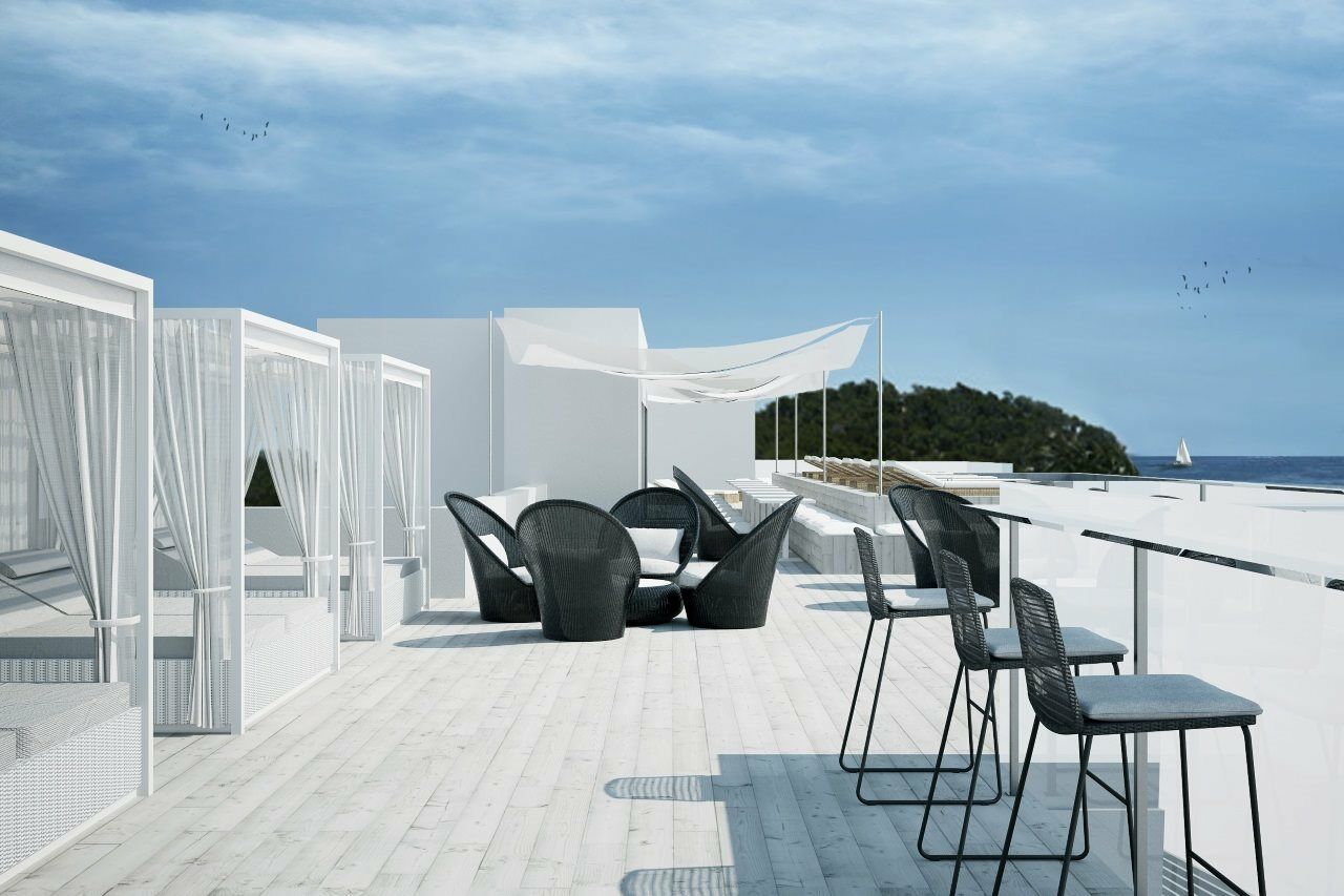Catalonia Royal Ses Estaques-Adults Only Hotel ซานตาเอวเลเรียเดสริว ภายนอก รูปภาพ
